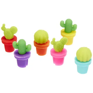 Legami Set mit 6 Glasmarkierern - Fiesta! - Kaktus