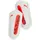 Ultra Strap Schienbeinschoner 01 white/glowing red M