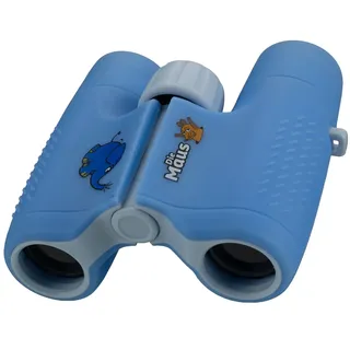 Bresser DieMaus Kinderfernglas 6 x 21 mit Beutel Elefant-Motiv Blau