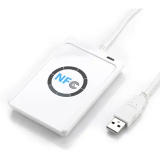 PUSOKEI NFC-Lesegerät, RFID-Lesegerät ACR122U ISO 14443A / B + Freie Software, NFC-RFID-Smartcard-Lesegerät