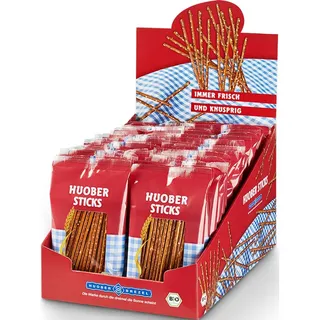 Huober Salzstangen Sticks, BIO, je 40 g, 30 Pack