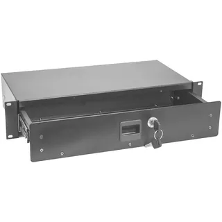 Omnitronic Rackschublade SN-2 Rackschublade mit Schloss 2HE