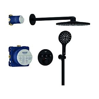 Grohe Grohtherm SmartControl Duschsystem 34863KF0 Unterputz, phantom black