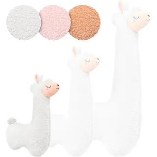 Engelshof Alpakas Münsterland Alpaka Kuschelkissen 75 x 30 cm Weiß