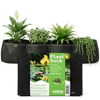 Velda 127594 Pflanzkorb für Teichpflanzen, 10 x 80 cm, Plant Sock