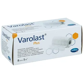 Varolast Plus, Zinkleimverband, 8 cm x 5 m