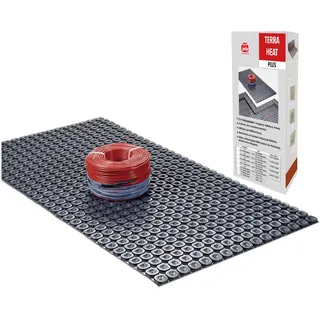 Jollytherm Terraheat Plus Elektro Fußbodenheizung 1 m2 / Heizleistung ca. 154 W / Schwarz