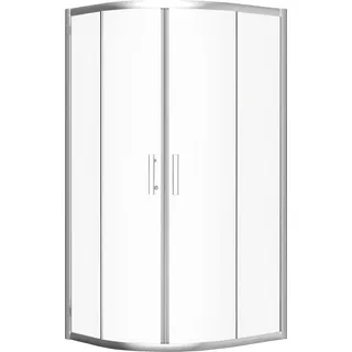 Badland HELA Viertelkreis-Duschkabine mit Schiebetür 80 x 190 cm Transparent