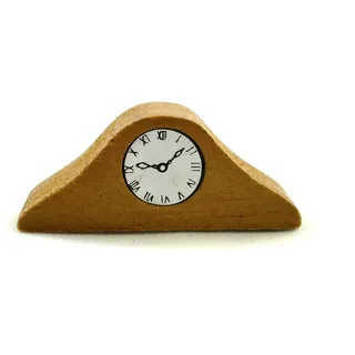 Melody Jane Puppenhaus Miniatur 1:12 Maßstab Zubehör Ornament Holz Kaminuhr