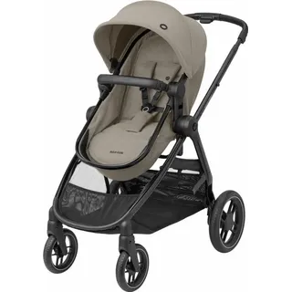 Maxi-Cosi Zelia 3 Luxe 2-in-1 Kinderwagen Reisesystem, 0-4 Jahre, bis 22 kg, Baby-Kinderwagen, neigbar, wendbarer Kinderwagensitz & Kinderwagenkör... - Beige
