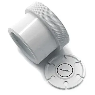 Barrow D5 Gehäuse Aluminium - weiß