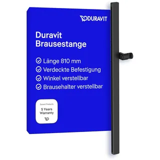 Duravit Brausestange 800 Schwarz Matt