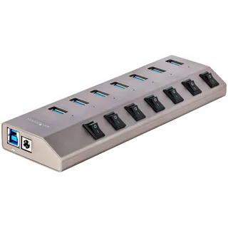 Startech StarTech.com 7-Port Self-Powered USB-C Hub with Individual On/Off Switches,