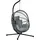 oval Grau 1-Sitzer mit Gestell