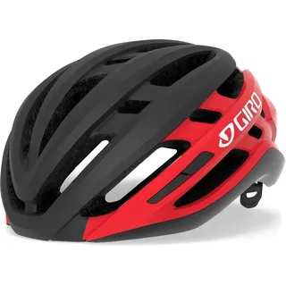 55-59 cm Matte Black/Bright Red