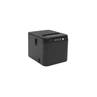 80mm Thermodrucker,Q821 Bondrucker mit USB und LAN Schnittstelle,200mm/s Quittungsdrucker mit 80mm Papierbreite,Auflösung 576 Punkte/Zeile,AUTO-CUT Drucker für Gastronomie und Supermärkte (schwarz)