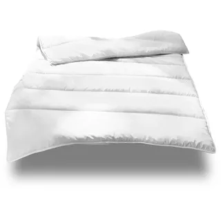 155 x 220 cm Mikrofaser Ganzjahres-Steppbettdecke, Füllgewicht: ca. 900 g, extra leicht