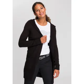 KangaROOS Kapuzenstrickjacke Schwarz 48/50