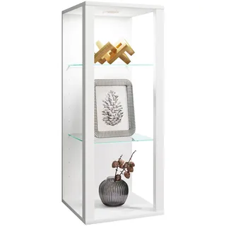VCM Glasvitrine hängend Vitrine Glas mit ESG-Sicherheitsglas Maße ca. . H. 90 x 35 x 35 cm Hängevitrine Glas Modern und platzsparend Glas Vitrinenschrank - Glasol MW