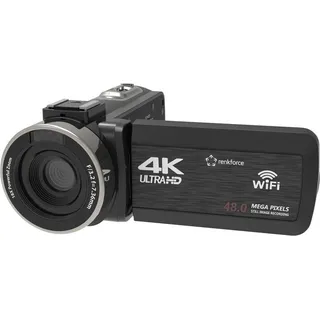 Renkforce RF-5798910 4K Camcorder 7.6cm 3 Zoll 13 Megapixel Schwarz