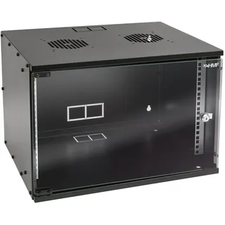 HMF 65707-02 Serverschrank 19 Zoll 7 HE, Netzwerkschrank, 7HE 9HE 12HE unmontiert 19 Rack