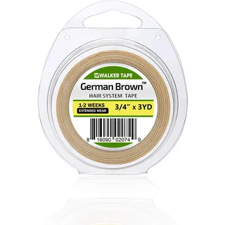 WALKER TAPE Premium Kleberolle 19 mm starke Klebewirkung doppelseitig Perücken Toupets