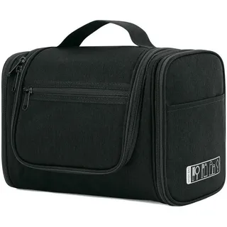luxuskollektion Kulturtasche Aufhängen Waschbeutel Camping Damen Herren Schwarz