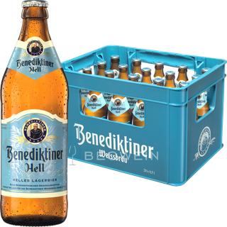 Benediktiner Hell Lagerbier 18x0,5 l