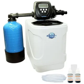 Aquintos Wasseraufbereitung Kalkfilter Aquintos MKC24 TOP- Line Twin Wasserenthärtungsanlage Wasserentkalkung, Zubehör für Entkalkungsanlage, Für 1 - 6 Personen