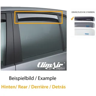 CLIMAIR Windabweiser Master (hintere Türen) stark getönt cls0042510d hinten