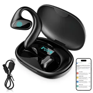 forbany Sonabuds übersetzungskopfhörer Sofortige Mehrsprachige Übersetzung mit Rauschunterdrückung und Offline-Modus (Schwarz)