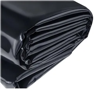 Teichfolie 2x3 3x3 4x3 5x3.0m, Dichtungsfolie Teichmembran Schwimmteich Folie Gartenteich Teichplane Schwarz HDPE Teichfolien Schwerlast, für Fischteiche, Brunnen, Wassergarten und Wasserfall(3,5 x 4,