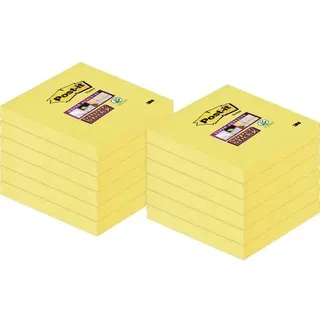 Post-it Super Sticky Notes, 76 x 76 mm, 12 + 12 Blöcke GRATIS