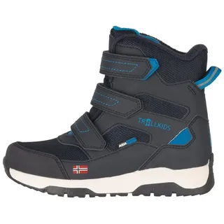 TROLLKIDS Lofoten Winterboots Blau/Grau 28
