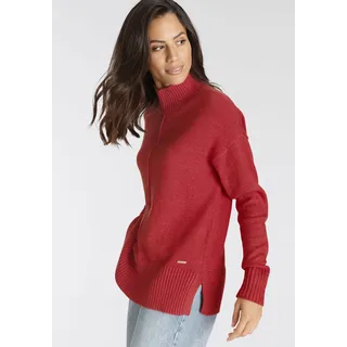 LAURA SCOTT Stehkragenpullover Rot 44