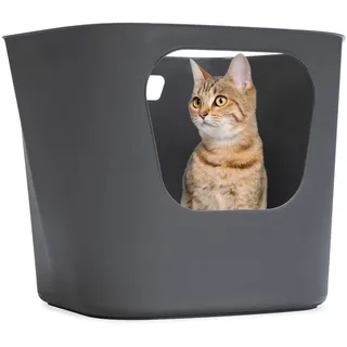 Karlie Katzentoilette Lotus Eco L: 54,4 B: 43,9 H: 40,5 cm grau