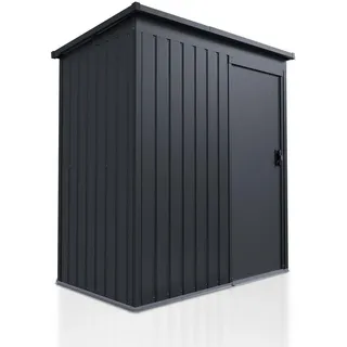 Juskys Metall Geräteschuppen S Dunkelgrau