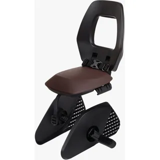 Bobike ONE Junior Rack Mount Fahrradsitz, Dark Brown