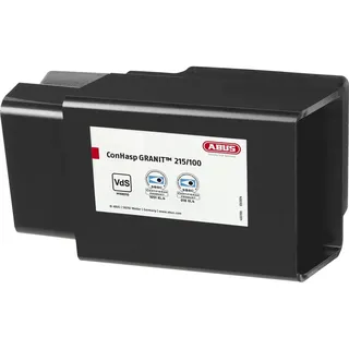 ABUS ConHasp Granit Containerschloss 215/100 + 37RK/70HB100 ConLock spezialgehärtet mit Schlüssel