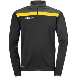uhlsport Offense 23 1/4-Zip Sweatshirt schwarz/anthrazit/limonengel 3XL