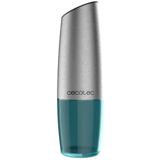 Cecotec InstantMill Gravity Elektrische Kaffee- und Gewürzmühle, Edelstahlgehäuse mit Schwerkraftfunktion, Keramikmahlwerk, Einstellbarer Mahlgrad, Acrylfenster, Eingebautes LED-Licht