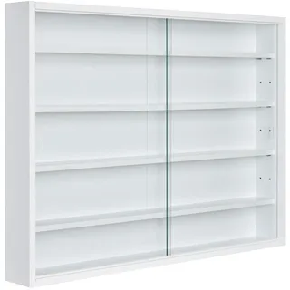 Interlink Sammlervitrine 80 x 60 x 9,5 cm Weiß