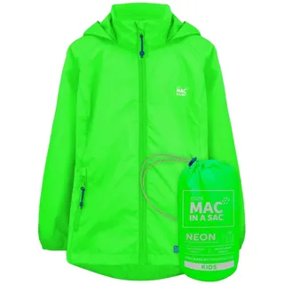 Mac in a Sac Unisex Kinder Origin Kid Neon2, Grün, T.11/13 Jahre (10.000 mm) Jacke, 11-13 años - 11-13 Jahre