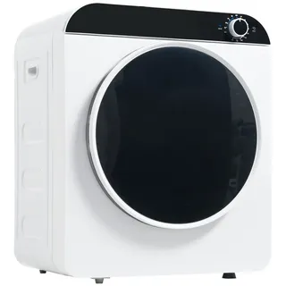 WHEELYOU Ablufttrockner ES309899WAA, Kompakter Wäschetrockner mit 6 Programmen, Timer & Kindersicherung