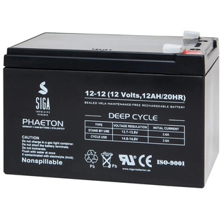 AKKU 12AH 12V AGM Gel Batterie Elektrofahrrad E-Bike E Scooter PEREGO USV RBC VDs 12Volt