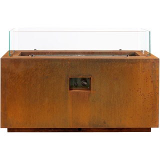 Intergrill Gas | Feuerstelle aus Cortenstahl 125 x 50 x 81,5 cm