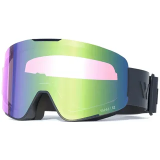 Whistler Nendaz Topaz III, Cylindrical Skibrille 1001R - black/rainforest