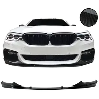 Frontspoiler Ansatz Lippe Stossstange Sport Performance Carbon Optik passend für 5er G30 G31 mit ABE passend für BMW, 5er, G30, G31 02/2017