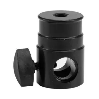 Eurolite TV-Zapfenaufnahme 16mm mit M10-Gewinde Schwarz
