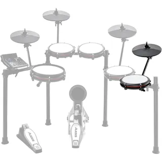 Alesis Drums Nitro Max Expansion Pack – E-Drum Set Erweiterung für Nitro Max Kit mit Mesh Tom Pad, 10" Becken mit Choke und Verbindungskabeln